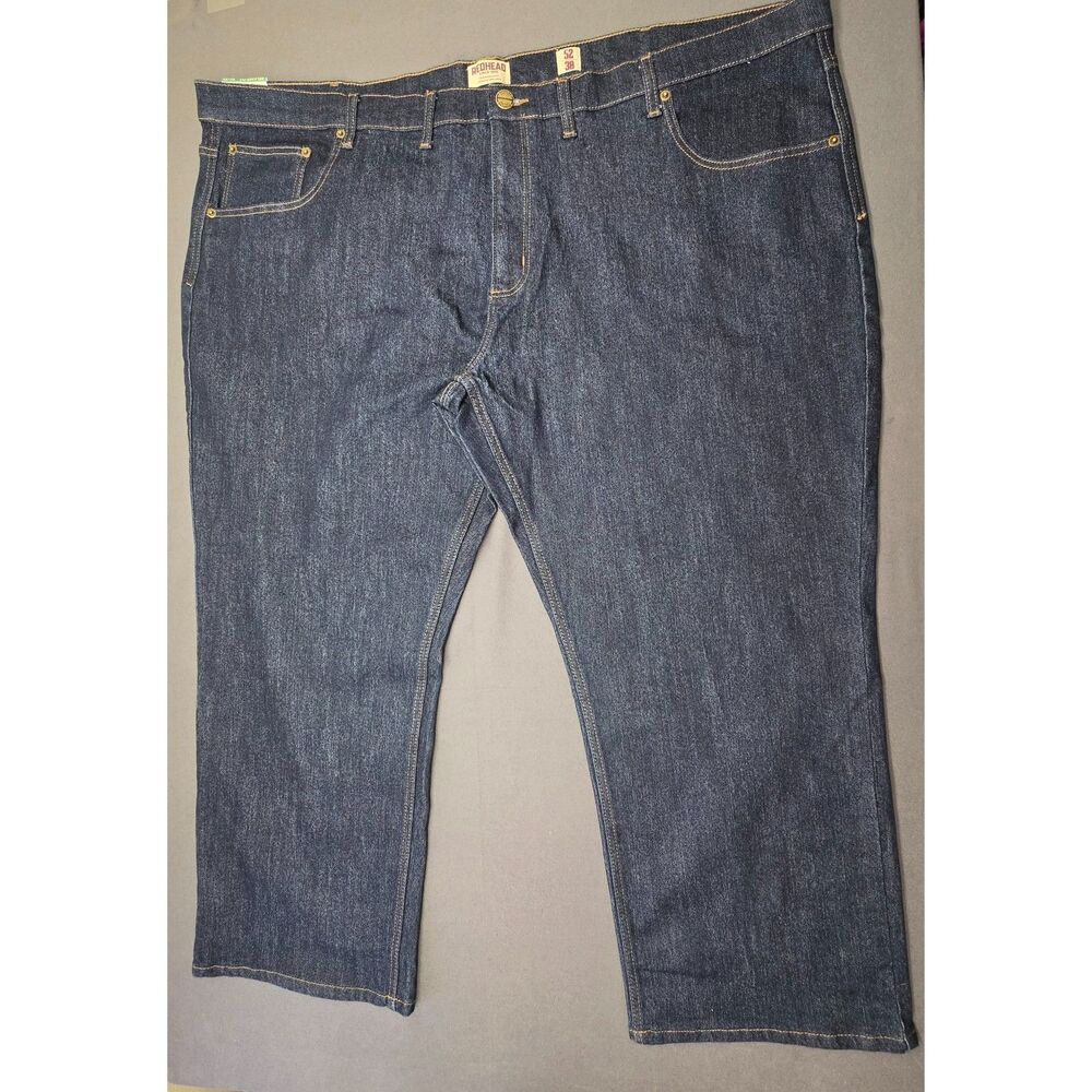 NWT Redhead Relaxed Fit Jeans Men's 52x30 Dark Wash Big & Tall